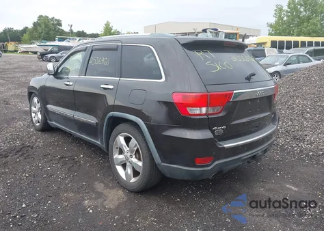 2012 Jeep Grand Cherokee Overland из США, поврежденный, VIN 1C4RJFCTXCC203820